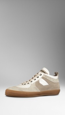 Suede Brogue Trainers