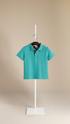 Check Placket Polo Shirt