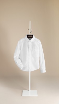 Concealed Placket Cotton Shirt