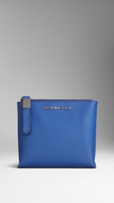 Colour Coated London Leather Travel Pouch