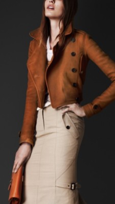 Nubuck Cropped Flight Jacket