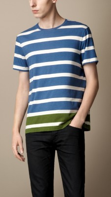 Contrast Stripe T-Shirt