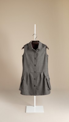 Wool Flannel Shirt Dress