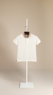 Check Collar Polo Shirt