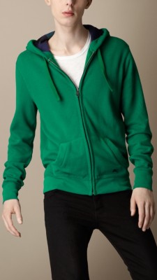 Cotton Jersey Hooded Top
