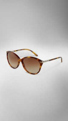 Cat-Eye Tortoiseshell Sunglasses