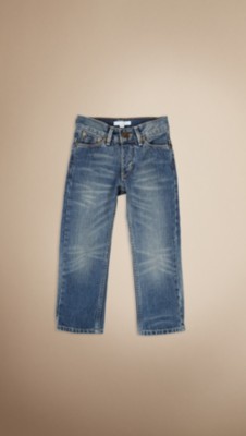 Swaine Vintage Wash Tapered Jeans
