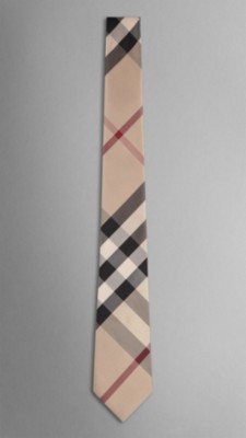 Check Silk Tie