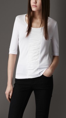 Ruched Detail Jersey Top