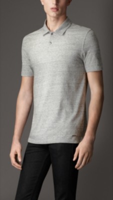 Polo en tejido jersey de algodón