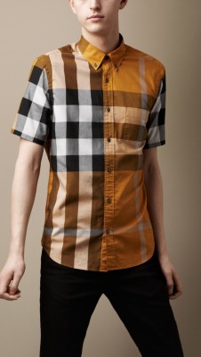 Tonal Check Cotton Shirt