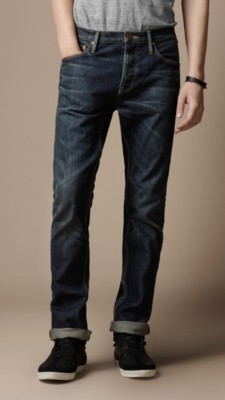 Swaine Stonewash Tapered Fit Jeans