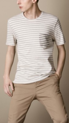 Striped Cotton Jersey T-Shirt