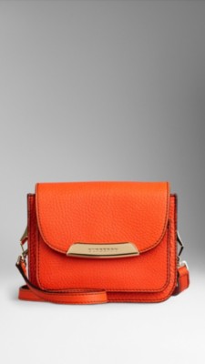 Grainy Leather Crossbody Bag