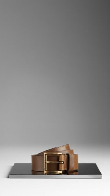 Raw Edge Leather Belt