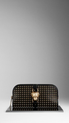 Country Animal Studded Clutch Bag