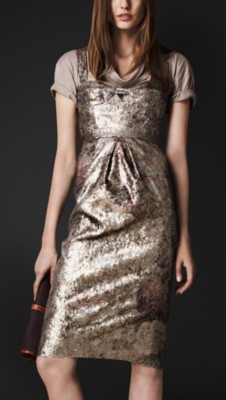 Sequin Bustier Dress