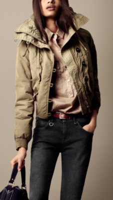 Quilted Collar Oversize Jacket