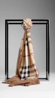 Haymarket Check Silk Scarf