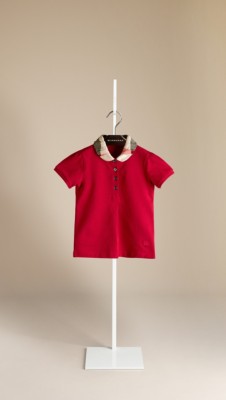 Check Collar Polo Shirt