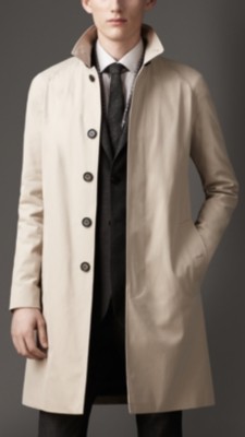 Cotton Gabardine Car Coat