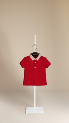 Check Collar Polo Shirt