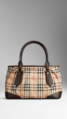 Large Haymarket Check Tote Bag