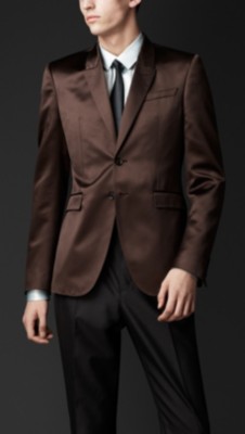Bonded Satin Tailored Jacket