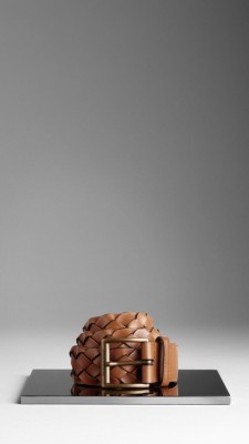 Woven Leather Belt