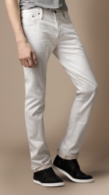 Steadman White Slim Fit Jeans