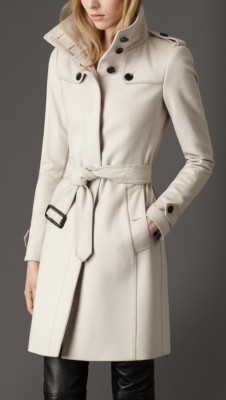 Virgin Wool Fitted Coat