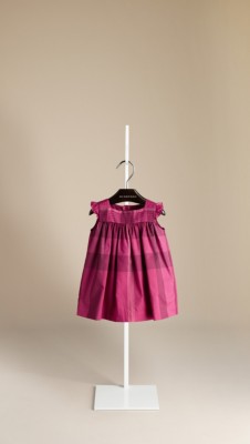 Check Ruffle Dress