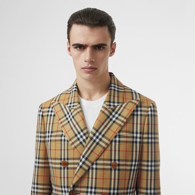 burberry check blazer