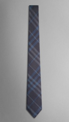 Check Silk Tie
