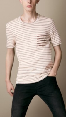 Striped Cotton Jersey T-Shirt