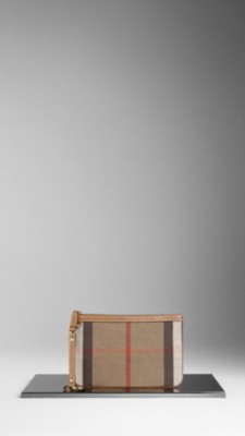 Check Canvas Pouch