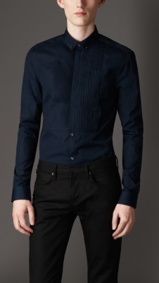 Slim Fit Bib Front Shirt