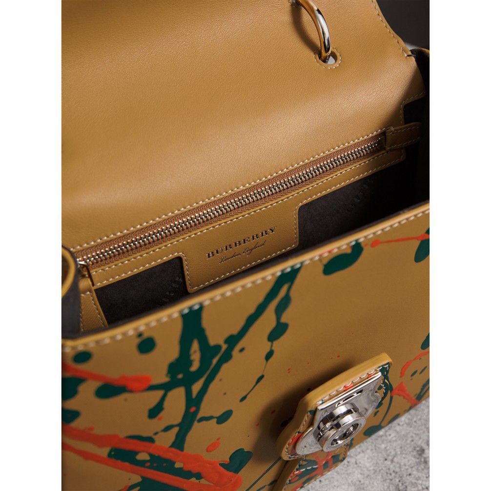 赭石黄 the dk88 - 中号泼彩提柄手袋 产品图片41