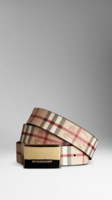 Haymarket Check Belt