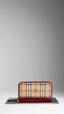 Haymarket Check Ziparound Wallet