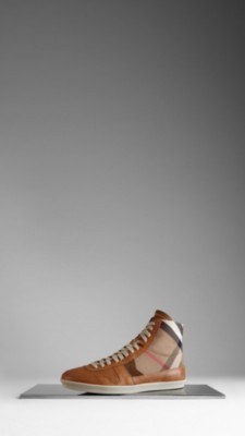 House Check High-Top Trainers