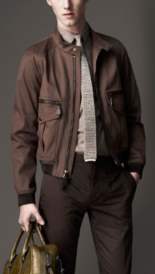 Bonded Cotton Bomber Jacket