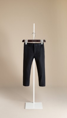 Tailored Cotton Gabardine Trousers