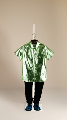 Metallic Cotton Shirt