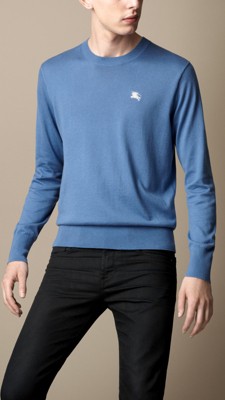 Crew Neck Cotton Sweater