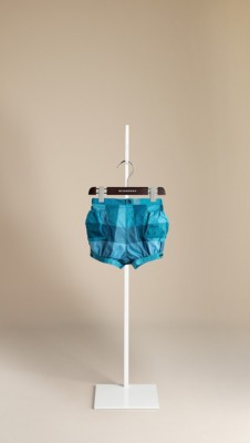 Check Cotton Shorts