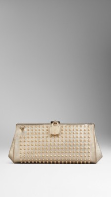 The Mini Blaze in Studded Patent London Leather