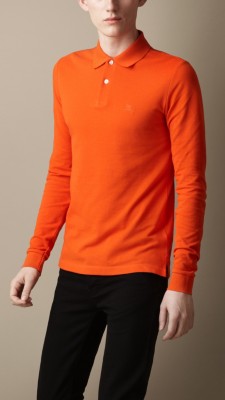 Check Placket Polo Shirt