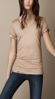 Camiseta reversible de checks