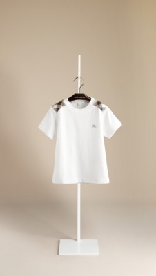 Check Shoulder T-Shirt